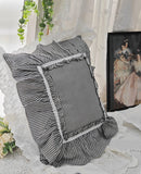 1 Piece Decorative Pillowcases Ruffle Design Pillow Cover Rustic Lace Pillowcase Bed Princess Throw Pillow Case