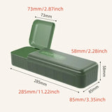 Popxstar  With 7 Compartments Organizer Charger Cord Storage Box Data Cable Storage Case Reusable Cable Storage Box For Home Travel New
