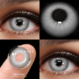 Cosplay Color Contact Lenses for Eyes Anime Eye Lens 1Pair White Black Lenses Contact Lenses Cosmetic Color Lens Eyes