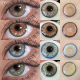 New Natural Lenses Gray Lenses 1 Pair Color Eye Contacts Blue Pupils Korean Style y2k Lenses Big Eyes Colorcon