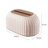 Popxstar  Nordic Striped Tissue Box Holder High Quality Toilet Paper Box Table Napkin Holder Car Tissue Paper Dispenser Home Decoration