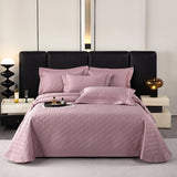Popxstar  Luxury 1000TC Egyptian Cotton Quilted Bedspread, Queen King Size, Bed Cover, Mattress Topper Coverlet, Bed Sheet, Pillowcases