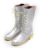 Popxstar Zoey Cosplay Shoes Silvery Boots Game KPop Role Play Performance Props For Women Girls