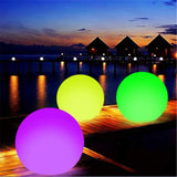 Popxstar LED Water Floating Light Remote Control 16 Colors Waterproof Swimming Pool Light Outdoor Balloons Inflatable Garden Beach Balls