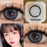 Popxstar  1 Pair New Color Contact Lenses with Free Case Myopia Prescription Eyes Contacts Beauty Pupil Lens Yearly Fast Shipping