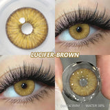 Popxstar  2pcs Blue Green Contact Lenses Yearly New Colored Lens Brown Natural Cosmetic Gray Big Eyes Korean Student Beauty Pupil