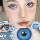 Popxstar Cosplay Color Contact Lenses for Eyes Yearly Colored Lenses Red Lenses Purple Eye Lenses Halloween Contact Lenses