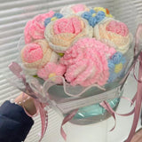 Popxstar  Finished Flower Bouquet Mother's Day Gifts Flower Artificial Flower Gifts Bride Wedding Flower Bouquet Graduations Bouquet Gifts