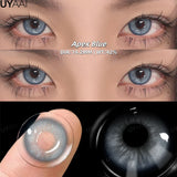 Popxstar 2025 New Fashion Color Contact Lenses for Eyes Green Colorful Makeup High level of comfort Yearly 2pcs/pair