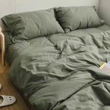 Popxstar Nordic Princess Purple Bedding Set Girls Boys Single Double Size Flat Sheet Duvet Cover Pillowcase Bed Linens Home Textile