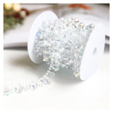 Popxstar 10/30m Decoration Bead String Garland Artificial Plastic Beads Trim Garland Decor For Party Wedding New Year Eid Mubarak 2025