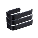Popxstar Self-adhesive Towel Rack Wall Mounted Bathroom Items Bathroom Towels Holder Hanger without punching toilet paper holder