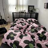 Popxstar  Bed Linen Duvet Cover Stripe Boys Girls Twin Queen Size Duvet Cover Pillowcase Bedding Adult Fashion Home Textile Nordic Sling