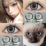 Graded 1pair Color Contact Lenses Diamond Series Softlens 14.4mm