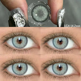 Popxstar  2Pcs Best Selling Color Contact Lenses Myopia Degree -0.00 to -8.00Nature Green Series Soft Lens EyeBeauty Pupil