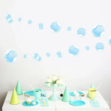 Popxstar  2m Bubbles Circle Garland Banner Under The Sea Themed Party Decor Starfish Jellyfish Wall Hanging Mermaid Birthday Supplies