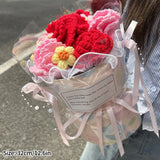 Popxstar  Finished Flower Bouquet Mother's Day Gifts Flower Artificial Flower Gifts Bride Wedding Flower Bouquet Graduations Bouquet Gifts
