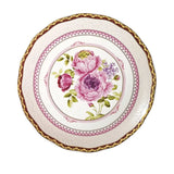 Popxstar  Ceramic Plate Household 8 Inch Flat Plate French Vintage Western Dish Flower Floret Porcelain China Tableware Baking