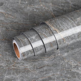 Popxstar Marble Vinyl Film DIY Self Adhesive Wallpaper Bathroom Kitchen Cupboard Countertops Contact Paper PVC Waterproof Wall Stickers