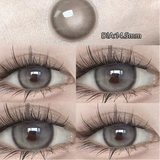 Popxstar  1 Pair Colorcon Korean Lenses Colored Contact Lenses with Degree Myopia Lenses Pink Lenses Blue Eye Lenses Cosplay