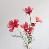 Popxstar spring decor Chamomiles Silk Artificial Flower 60cm Daisy White Fake Flowers Room Wedding Home Table Decorations Party Diy Bouquet Gifts 1PCs