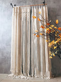 Popxstar Hand-woven Bohemia Macrame Cotton Door  Window Curtain Tapestry Wall Hanging Art Tapestry Wedding Backdrop Tapestry Decoration