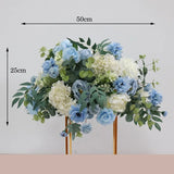 Popxstar Artificial Flowers For Wedding Decoration Party Stage Display Cornor Flowers Backdrop Home Festival Decor Floral Ball