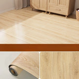 Self-Adhesive 3D Thicken Wood Grain Floor Wallpaper House Renovate Peel And Stick Wallpaper Waterproof Anti-Slip Floor Stickers