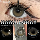 Popxstar  Cosmetics Color Contact Lenses 1pair Brown Color Lens Fashion Lenses Korean Lenses Grow Eye Big Eye Lens Gray Contacts