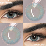 Popxstar  Blue Contact Lenses Colored Contacts for Eyes 1 pair Brown Eye Lenses Gray Lenses Yearly Cosmetic Makeup Eye Contacts
