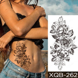 Popxstar  Wholesale Waterproof Temporary Tattoo Sticker Flash Tattoos Lip Print Butterfly Flowers Body Art Arm Fake Sleeve Tatoo