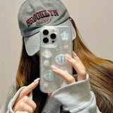 Popxstar Transparent 3D Fish Suitable For iPhone 15 14 13 12 11 Pro Max Phone Case Silicone Full Protective Cover