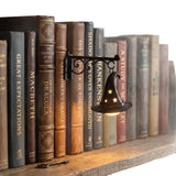 Cozy Ghost Shape Halloween Library Shelf Lanterns Cut Figurine Miniature Hanging Gifts Glowing Effect Pumpkin Figurine Decor