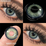 Popxstar  Fashion Color Contact Lenses for Eyes 1 Pair Korean Soft Natural Lenses Gray Pupils Eye Makeup Contacts Blue Brown Lens