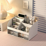 Popxstar cabin weekend inspo Office Desktop Storage Box Organizer Transparent Small Drawer Storage Cabinet Student Desk Stationery Sundries Organizer Boxes