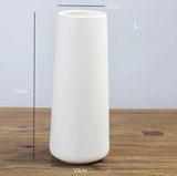Popxstar  Simple European Ceramic Dried Flower Vase Dinner Table Dried Flower Pot Decor Home Hotel Coffee Shop 1 piece