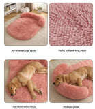 Fluffy Dog Bed Mat Dog Cat Sofa Winter Warm Pet Orthopedic Sleeping Bed for Portable Pet cat House Washable Pet Kennel Puppy Pad