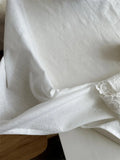 Popxstar Embroidery Lace 100% Cotton White Flower Tablecloth for Home Wedding Party Decoration Table Cloth Luxurious Table Cover
