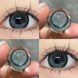 2PCS Contact Lenses for Eyes Korean Lens High Quality Natural Pupils Blue Contact Lens Cosmetics Brown Lens Fast Shipping