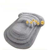 Fluffy Dog Bed Mat Dog Cat Sofa Winter Warm Pet Orthopedic Sleeping Bed for Portable Pet cat House Washable Pet Kennel Puppy Pad