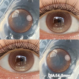 Popxstar  2pcs/pair 14.5MM Iris Brown Lenses Beauty Makeup Pupils Eye Color Lenses Colorful Contact Lenses Fashion Blue Green Lens