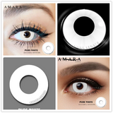 Popxstar  1 Pair Cosplay Contact Lenses Beautiful Pupil Eye Cosmetic Colorful Contact Lenses Halloween Yearly Eyes Contact Lens