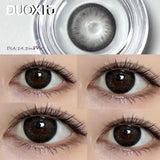 Popxstar  2pcs Color Contact Lenses Black Large Diameter 14.5mm Myopia Diopter -0.00to-8.00 Beauty Pupil High Quality Natural Lens