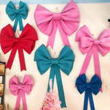 Popxstar Christmas Tree Decoration New Year Party Prop Christmas Big Bow EVA Shop Display Wedding Party Prop Festivity Occasion DIY