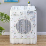Fully Automatic Drum Washing Machine Cover Lace Embroidery Fully Automatic Washing Machine Dust Covers Gauze Sunscreen Towel