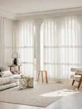 Popxstar  Luxury French style sequin tube embroidery decoration, exquisite bedroom and living room screen curtain
