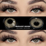 Popxstar  1 pair Colored Lens Natural Korean Contact Lenses Grey Eyes Pupils Cosmetics Fashion Soft Contacts Lens Makeup Lenses