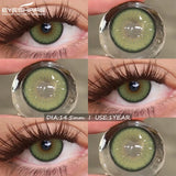 Colored Contact Lenses 2pcs Natural Brown Eyes Contact Gray Gray Pupils Colorful Eyes Lens Fashion Blue Lenses Yearly