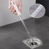 Popxstar 1pc Sink Drain Cleaning Brush, Drain Clog Remover, Bendable Sink Overflow Sewer Drain Brush For Bathroom Kitchen