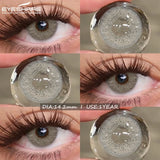 Natural Brown Eyes Contacts Color Contact Lenses Gray Lenses Cosmetic Green Eyes Lenses Yearly Blue Makeup Contact Lens